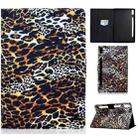 For Lenovo Tab P11 Pro Gen 2 Colored Drawing Horizontal Flip Tablet Leather Case(Leopard Print) - 1