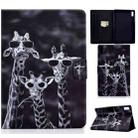 For Lenovo Tab M9 Colored Drawing Horizontal Flip Tablet Leather Case(Three Deer) - 1