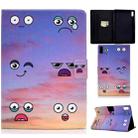 For Lenovo Tab M9 Colored Drawing Horizontal Flip Tablet Leather Case(Expression) - 1