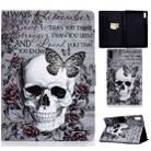 For Lenovo Tab P11 Gen 2 Colored Drawing Horizontal Flip Tablet Leather Case(Skull) - 1