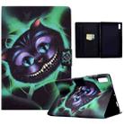 For Lenovo Tab M9 Colored Drawing Horizontal Flip Tablet Leather Case(Big Headed Cat) - 1