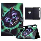 For Lenovo Tab P11 Pro Gen 2 Colored Drawing Horizontal Flip Tablet Leather Case(Big Headed Cat) - 1