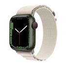 WiWU Nylon Loop Watch Band For Apple Watch Series 9&8&7 41mm / SE 3&SE 2&6&SE&5&4 40mm / 3&2&1 38mm(White) - 1