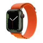 WiWU Nylon Loop Watch Band For Apple Watch Series 9&8&7 41mm / SE 3&SE 2&6&SE&5&4 40mm / 3&2&1 38mm(Orange) - 1