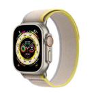 WiWU Trail Loop Watch Band For Apple Watch Ultra 49mm&Watch Ultra 2 49mm / Series 9&8&7 45mm / SE 3&SE 2&6&SE&5&4 44mm / 3&2&1 42mm(Yellow+Ivory) - 1