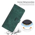 For Samsung Galaxy Note10+ Skin Feel Stripe Pattern Leather Phone Case with Lanyard(Green) - 6