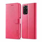 For Xiaomi Redmi Note 12 Pro 4G Global LC.IMEEKE Calf Texture Horizontal Flip Leather Case(Red) - 1