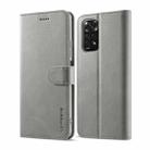 For Xiaomi Redmi Note 12 Pro 4G Global LC.IMEEKE Calf Texture Horizontal Flip Leather Case(Grey) - 1