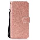 For Samsung Galaxy Note 10 Glitter Powder Horizontal Flip Leather Case with Card Slots & Holder & Photo Frame & Wallet(Rose Gold) - 2
