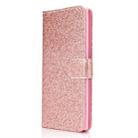 For Samsung Galaxy Note 10 Glitter Powder Horizontal Flip Leather Case with Card Slots & Holder & Photo Frame & Wallet(Rose Gold) - 3