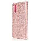 For Samsung Galaxy Note 10 Glitter Powder Horizontal Flip Leather Case with Card Slots & Holder & Photo Frame & Wallet(Rose Gold) - 4