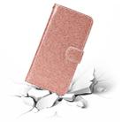 For Samsung Galaxy Note 10 Glitter Powder Horizontal Flip Leather Case with Card Slots & Holder & Photo Frame & Wallet(Rose Gold) - 5
