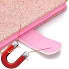 For Samsung Galaxy Note 10 Glitter Powder Horizontal Flip Leather Case with Card Slots & Holder & Photo Frame & Wallet(Rose Gold) - 6
