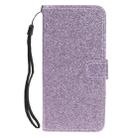For Samsung Galaxy S10 Plus Glitter Powder Horizontal Flip Leather Case with Card Slots & Holder & Photo Frame & Wallet(Purple) - 2