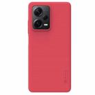 For Xiaomi Redmi Note 12 Pro+ 5G Global NILLKIN Frosted PC Phone Case(Red) - 1