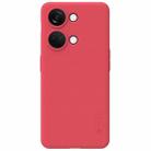 For OnePlus Ace 2V NILLKIN Frosted PC Phone Case(Red) - 1