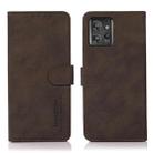 For Motorola ThinkPhone 5G KHAZNEH Matte Texture Leather Phone Case(Brown) - 1