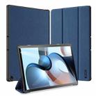 For Xiaomi Book S 12.4 inch DUX DUCIS Domo Series Horizontal Flip Magnetic PU Tablet Case(Blue) - 1