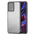 For Xiaomi Redmi Note 12 5G Global / Poco X5 5G DUX DUCIS Aimo Series TPU + PC Frosted Feel Phone Case(Black) - 1