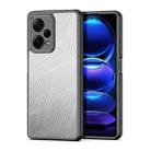 For Xiaomi Redmi Note 12 Pro+ 5G Global DUX DUCIS Aimo Series TPU + PC Frosted Feel Phone Case(Black) - 1
