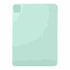 For iPad Pro 12.9 inch(2020) Horizontal Flip Ultra-thin Double-sided Clip Non-buckle Magnetic PU Leather Tablet Case With Three-folding Holder & Sleep / Wake-up Function(Light Green) - 3