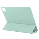 For iPad Pro 12.9 inch(2020) Horizontal Flip Ultra-thin Double-sided Clip Non-buckle Magnetic PU Leather Tablet Case With Three-folding Holder & Sleep / Wake-up Function(Light Green) - 5