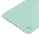 For iPad Pro 12.9 inch(2020) Horizontal Flip Ultra-thin Double-sided Clip Non-buckle Magnetic PU Leather Tablet Case With Three-folding Holder & Sleep / Wake-up Function(Light Green) - 7