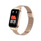 For Redmi Band 2 Milan Buckle Metal Watch Band(Rose Gold) - 1