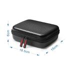 For DJI  Mavic Air 2 STARTRC Remote Control Waterproof Portable Carbon PU Storage Bag(Black) - 6