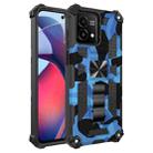 For Motorola Moto G Stylus 5G 2023 Camouflage Armor Kickstand TPU + PC Magnetic Phone Case(Blue) - 1