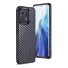 For Xiaomi 13 Pro wlons Magsafe Carbon Fiber Kevlar TPU Phone Case(Black) - 1