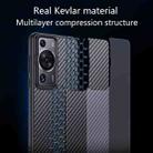 For Huawei P60 Pro wlons Magsafe Carbon Fiber Kevlar TPU Phone Case(Black) - 6