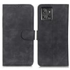 For Motorola ThinkPhone 5G KHAZNEH Retro Texture Flip Leather Phone Case(Black) - 1