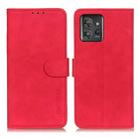 For Motorola ThinkPhone 5G KHAZNEH Retro Texture Flip Leather Phone Case(Red) - 1