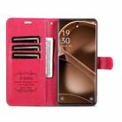 For OPPO Find X6 AZNS Sheepskin Texture Flip Leather Phone Case(Red) - 3