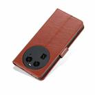 For OPPO Find X6 Pro AZNS Sheepskin Texture Flip Leather Phone Case(Brown) - 6