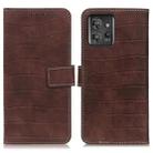 For Motorola ThinkPhone 5G Magnetic Crocodile Texture Leather Phone Case(Brown) - 1