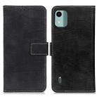 For Nokia C12 4G Magnetic Crocodile Texture Leather Phone Case(Black) - 1