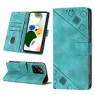 For Xiaomi Poco X5 Pro 5G/Redmi Note 12 Pro Speed Skin-feel Embossed Leather Phone Case(Green) - 1