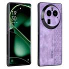 For OPPO Find X6 AZNS 3D Embossed Skin Feel Phone Case(Purple) - 1