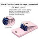 For Samsung Galaxy S21 Ultra 5G Vertical Wallet Rhombic Leather Phone Case(Pink) - 4
