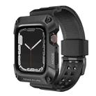 NILLKIN Ruidong Series Alloy + TPU Integrated Watch Band For Apple Watch Series 8&7 45mm(Black) - 1