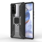 For Huawei Honor 30 Pro PC + TPU Anti-fall Protective Case with Invisible Ring Holder(Black) - 1