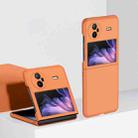 For vivo X Flip Skin Feel PC Phone Case(Orange) - 1