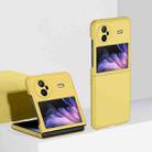 For vivo X Flip Skin Feel PC Phone Case(Yellow) - 1