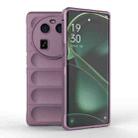 For OPPO Find X6 5G Magic Shield TPU + Flannel Phone Case(Purple) - 1