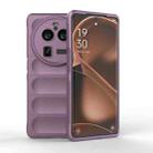 For OPPO Find X6 Pro 5G Magic Shield TPU + Flannel Phone Case(Purple) - 1