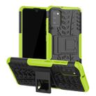 For Samsung Galaxy A41 EU Version Tire Texture Shockproof TPU + PC Protective Case with Holder(Green) - 1