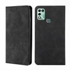 For Infinix Hot 11 Play Skin Feel Magnetic Horizontal Flip Leather Phone Case(Black) - 1