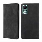 For Infinix Hot 11s NFC Skin Feel Magnetic Horizontal Flip Leather Phone Case(Black) - 1
